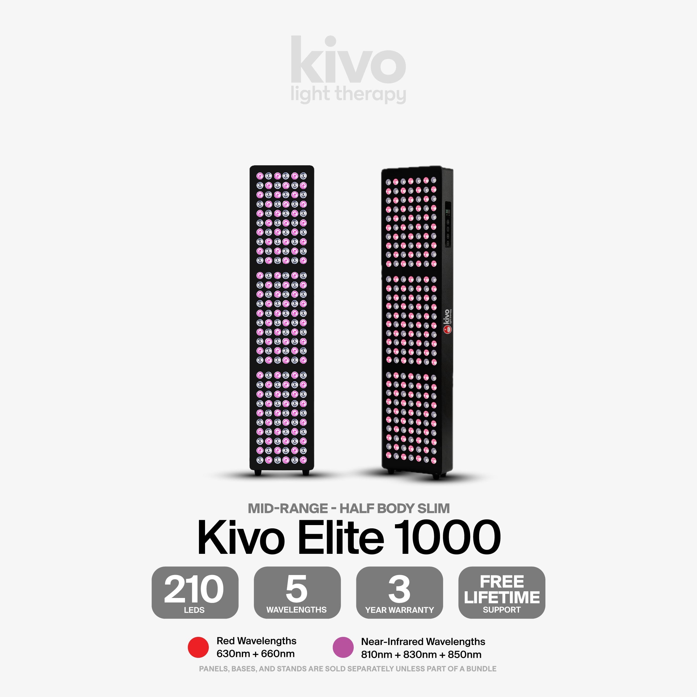 Kivo Pro 1000 Bundle: 2 x Pro 1000 & Easel Stand