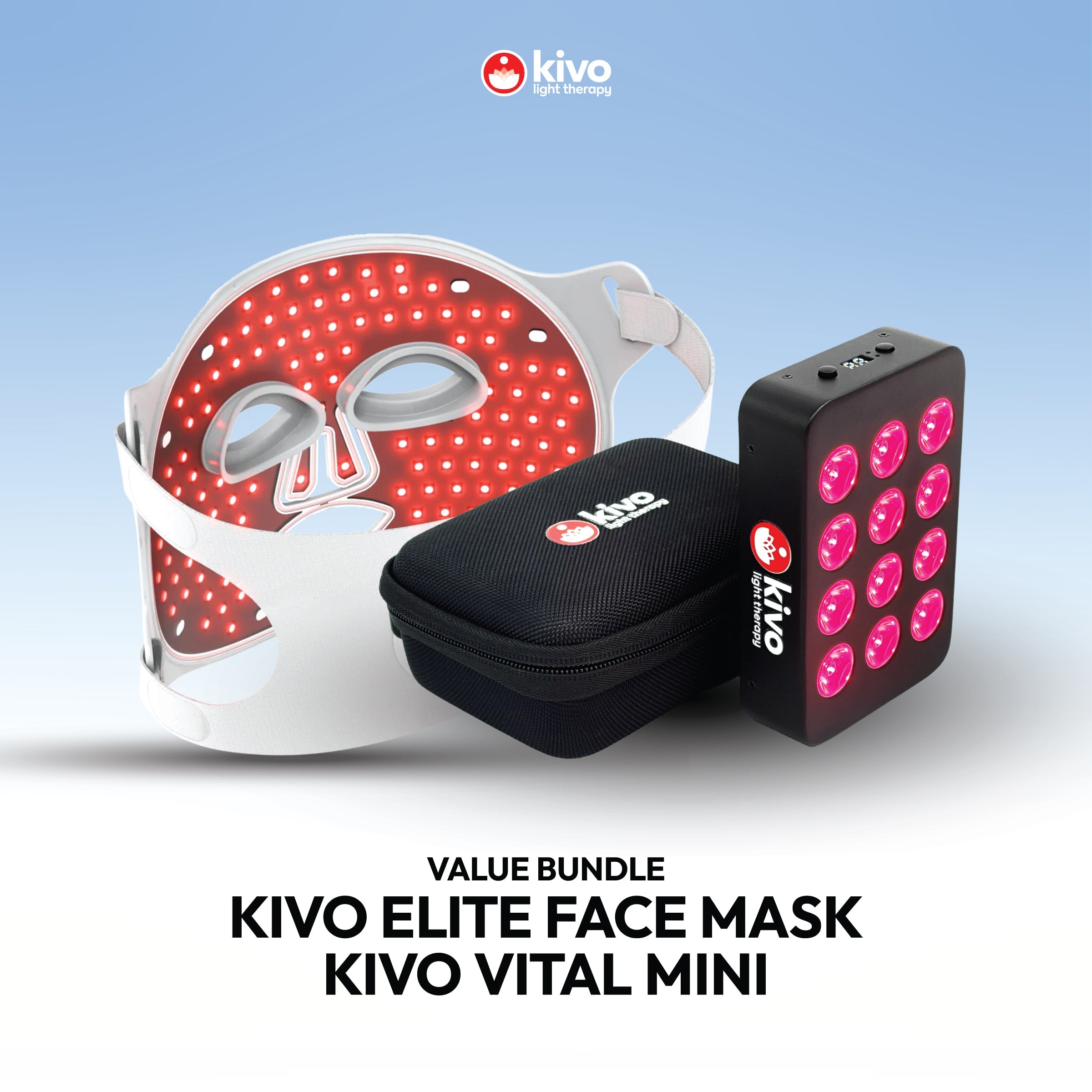 Kivo Elite Face: Red Light Therapy Face Mask