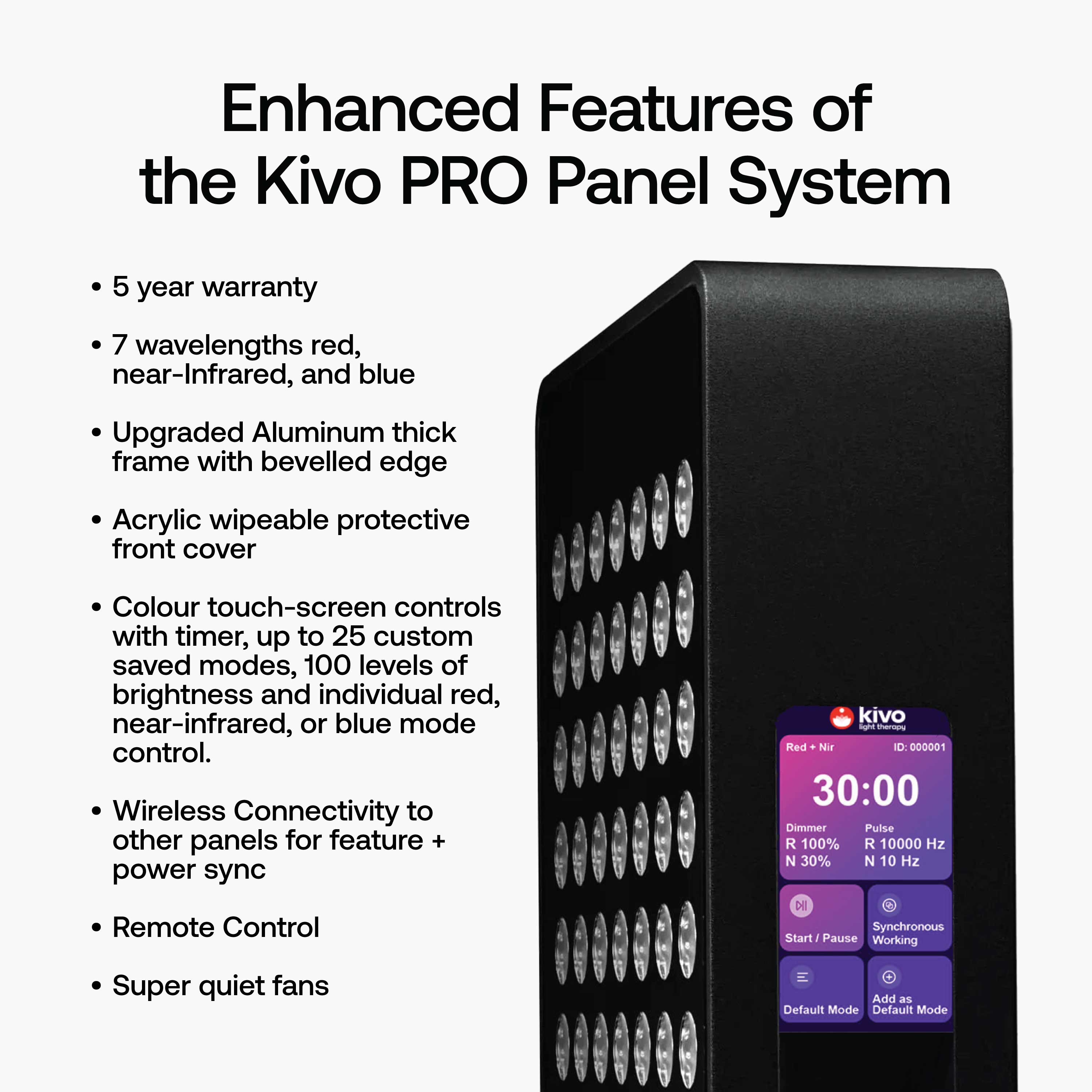 Kivo Pro 1000 Bundle: 2 x Pro 1000 & Easel Stand