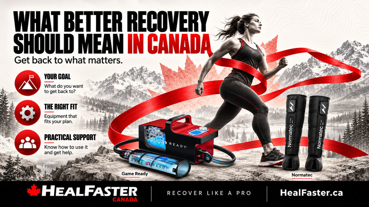 What Better Recovery Should Mean in Canada — HealFaster Canada hero graphic
