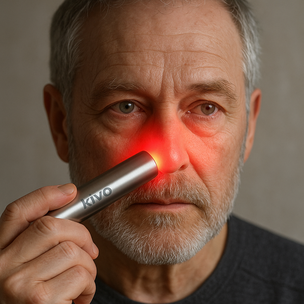Kivo Pro Red & Blue Light Therapy Flashlight