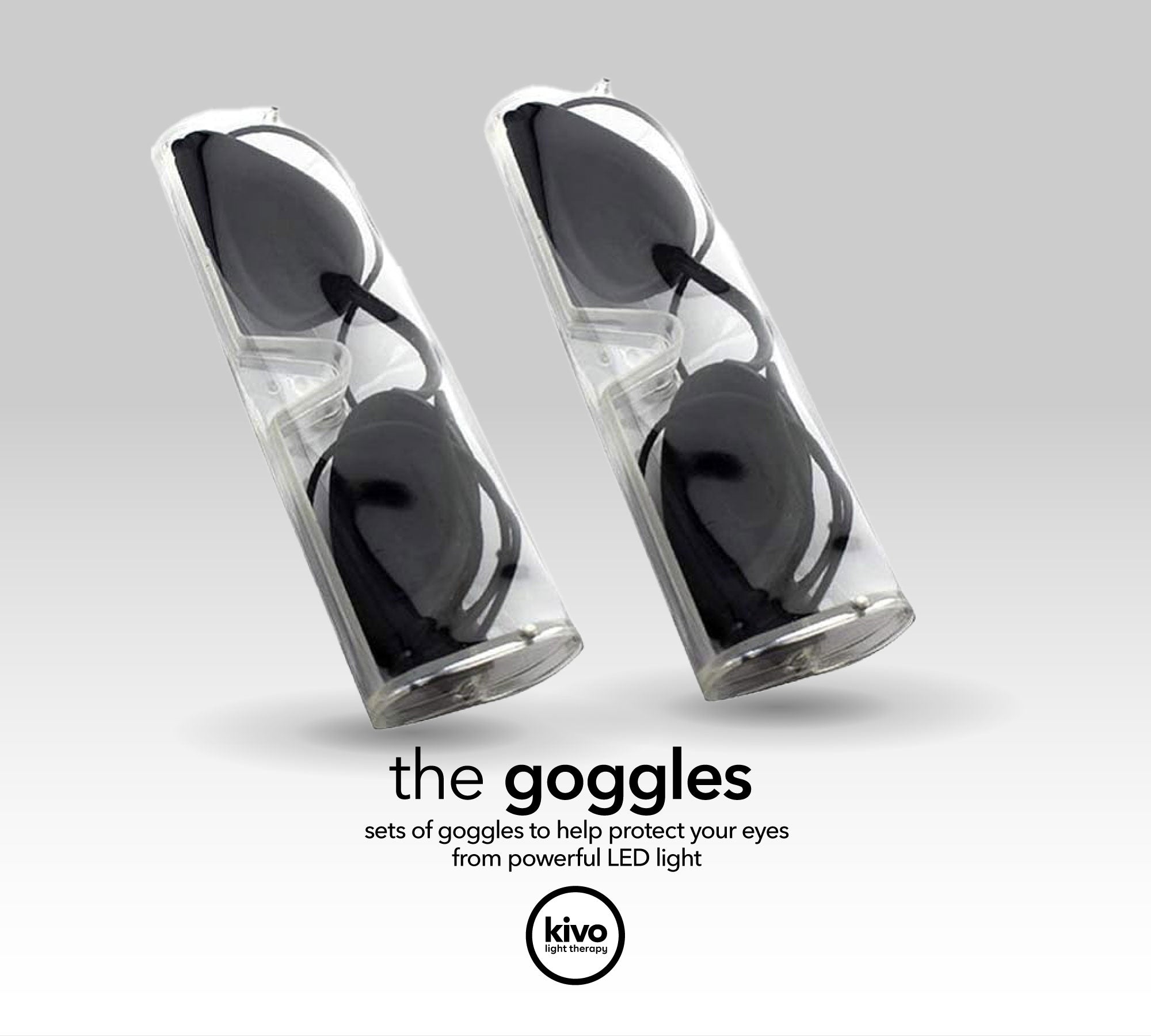 Kivo Wellness Bundle: 300 Series + Mini + Face/Neck/Chest/ + Googles